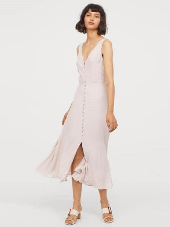

Платье H&M 0733076-9  Розовое, Платье H&M 0733076-9 38 Розовое