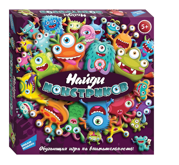 

Игра детская комнатная Dream Makers Найди монстриков (1619_UA)