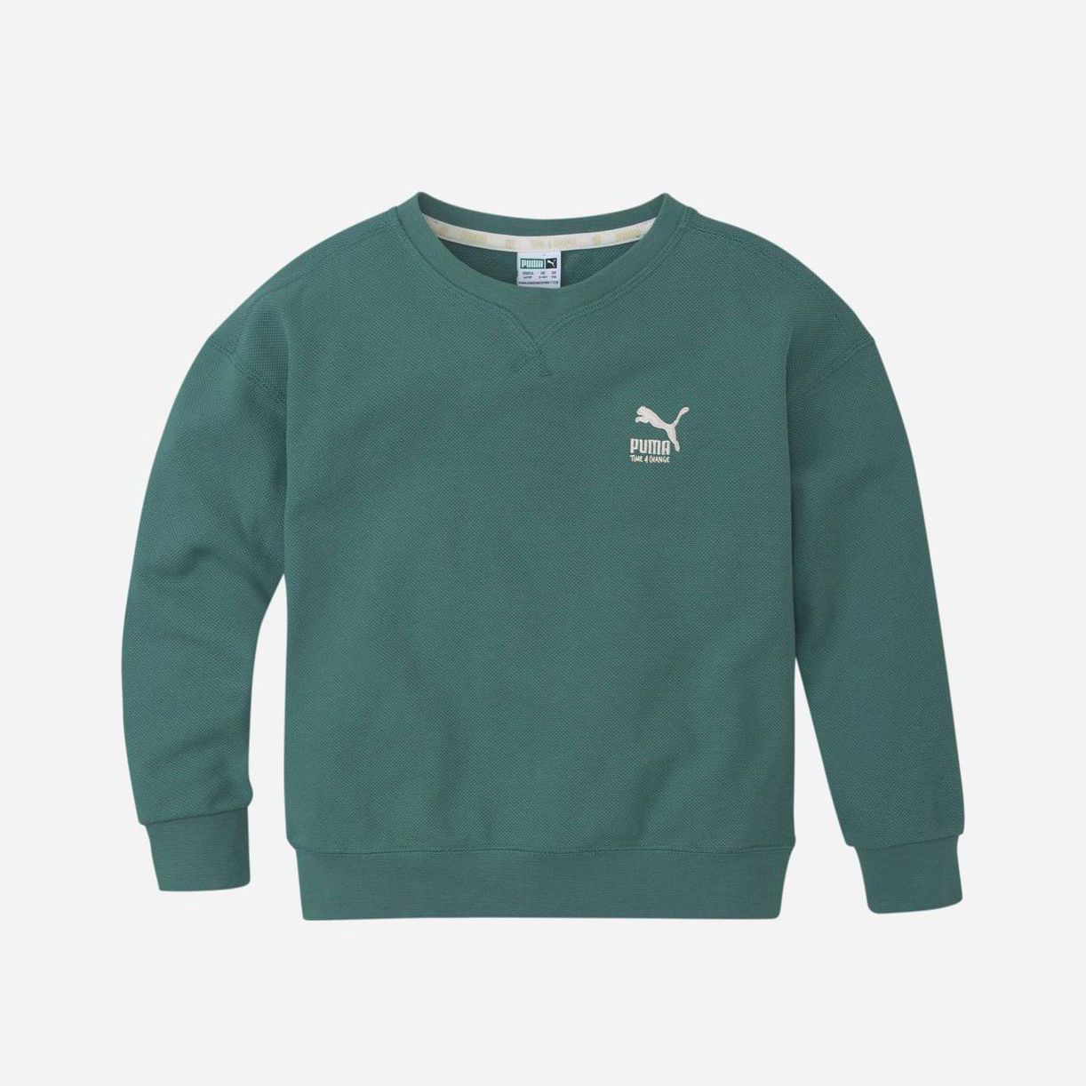 

Свитшот детский Puma T4C Crew 59940945 134-140 см Blue Spruce