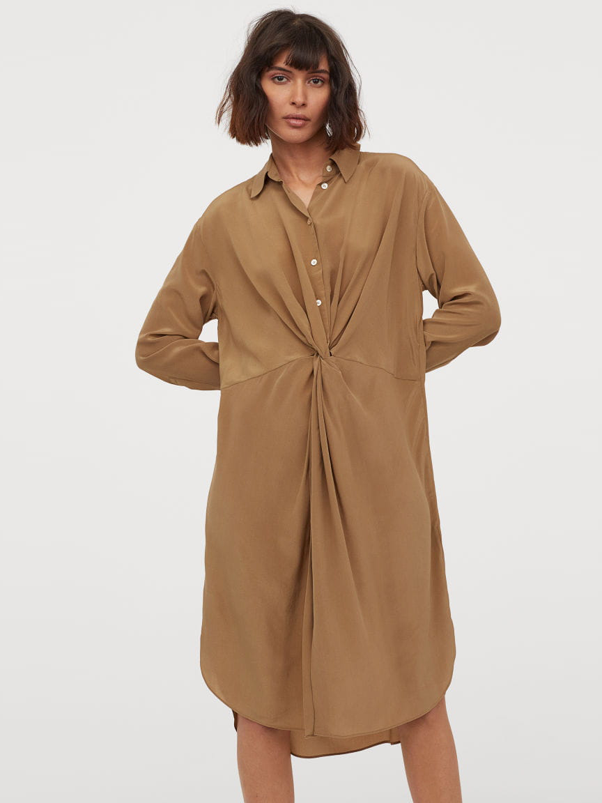 

Платье H&M 0773776-1  Бежевое, Платье H&M 0773776-1 38 Бежевое