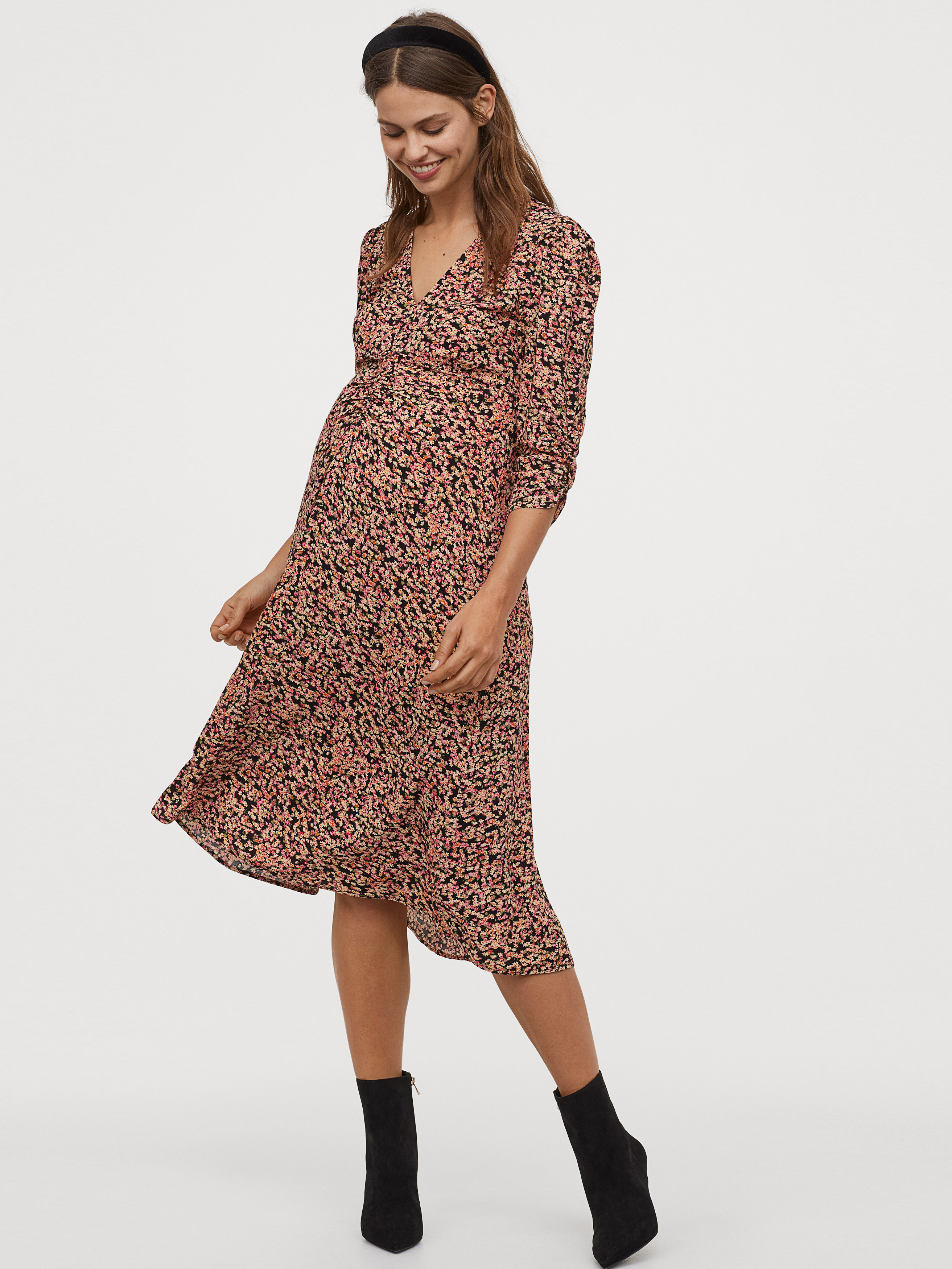

Платье для беременных H&M 0839849-1 L Черное