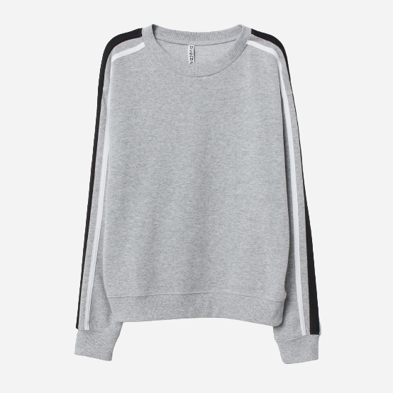

Свитшот H&M 0743768-9 M Серый