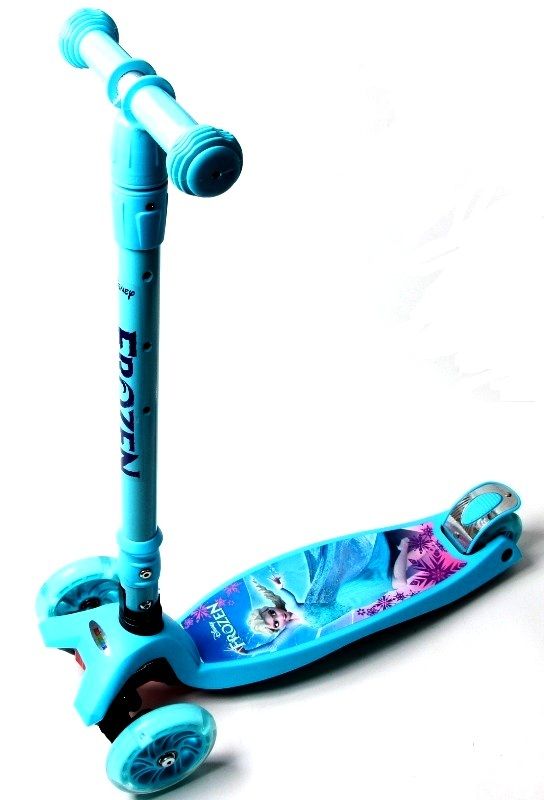 

Самокат Maxi Scooter Disney Frozen с наклоном руля и складная ручка