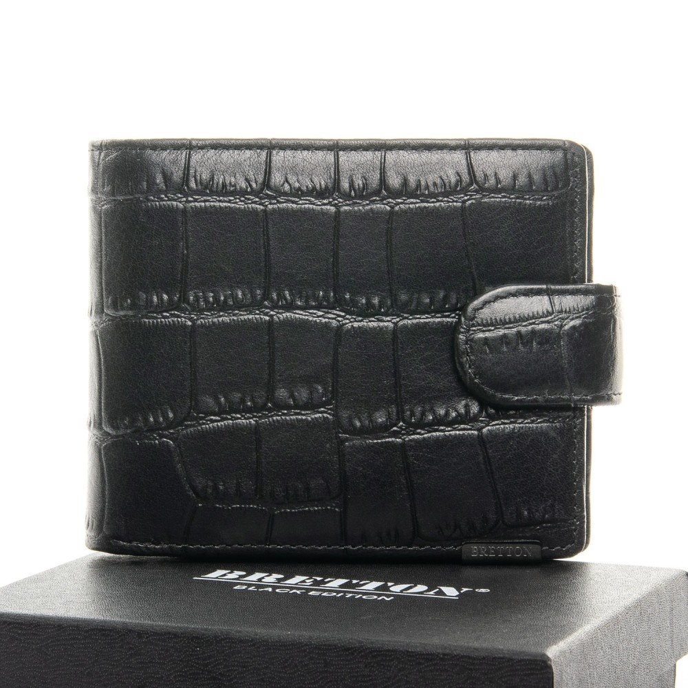 

Кожаный мужской кошелек BRETTON 208-Y107 black