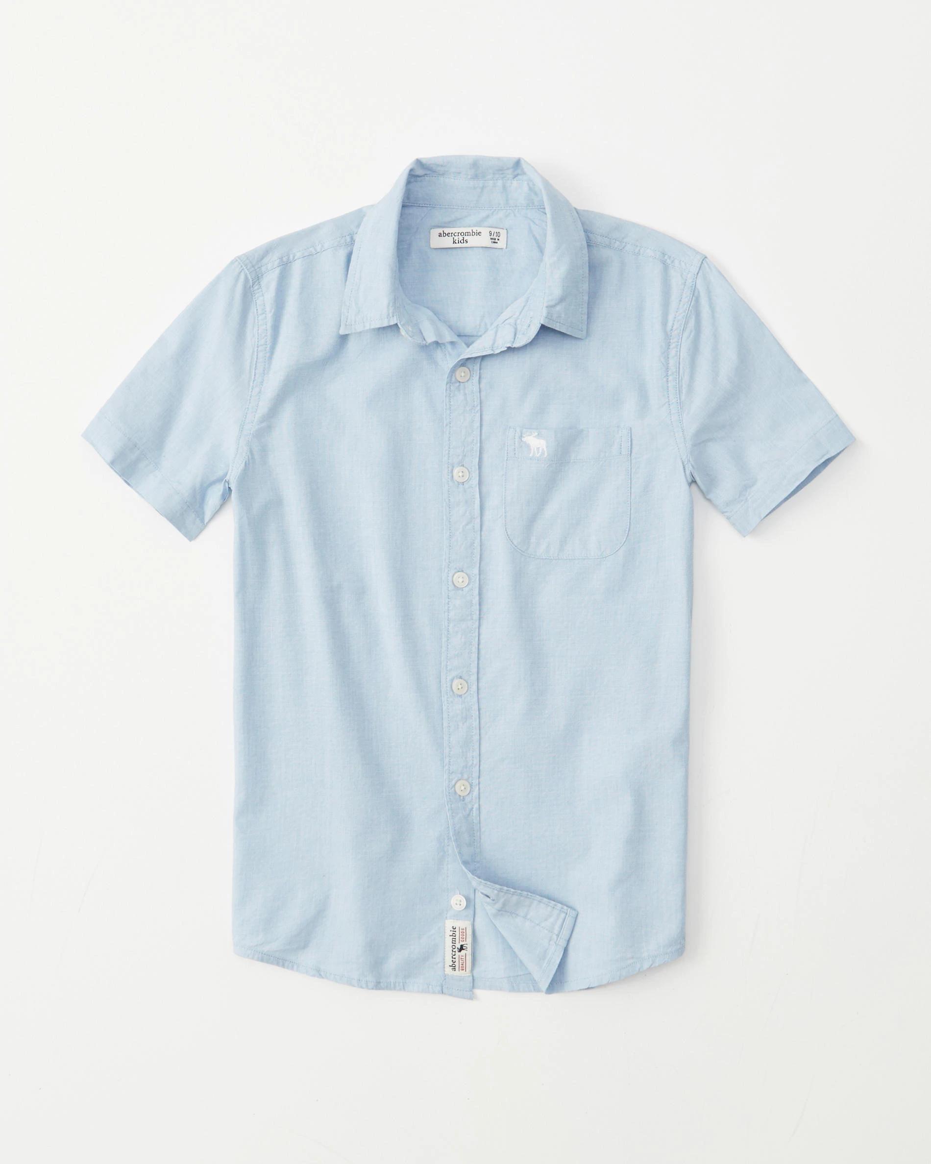 

Рубашка 9/10 abercrombie KIDS AK1150M 134-140 см Голубой