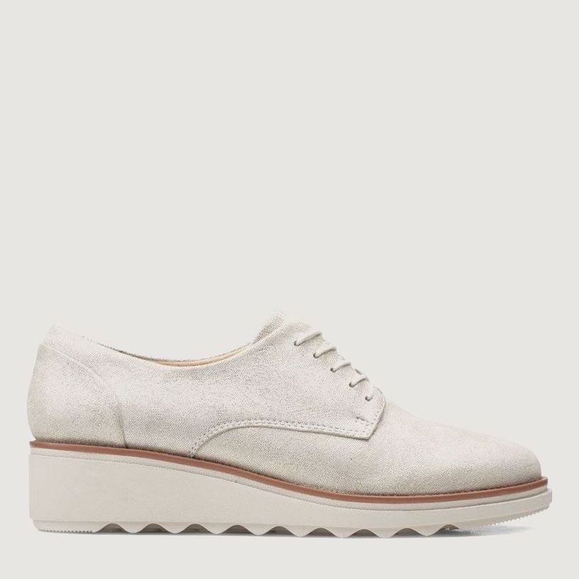 

Туфли Clarks 2615-7465 39 (24.6 см) Серебристые
