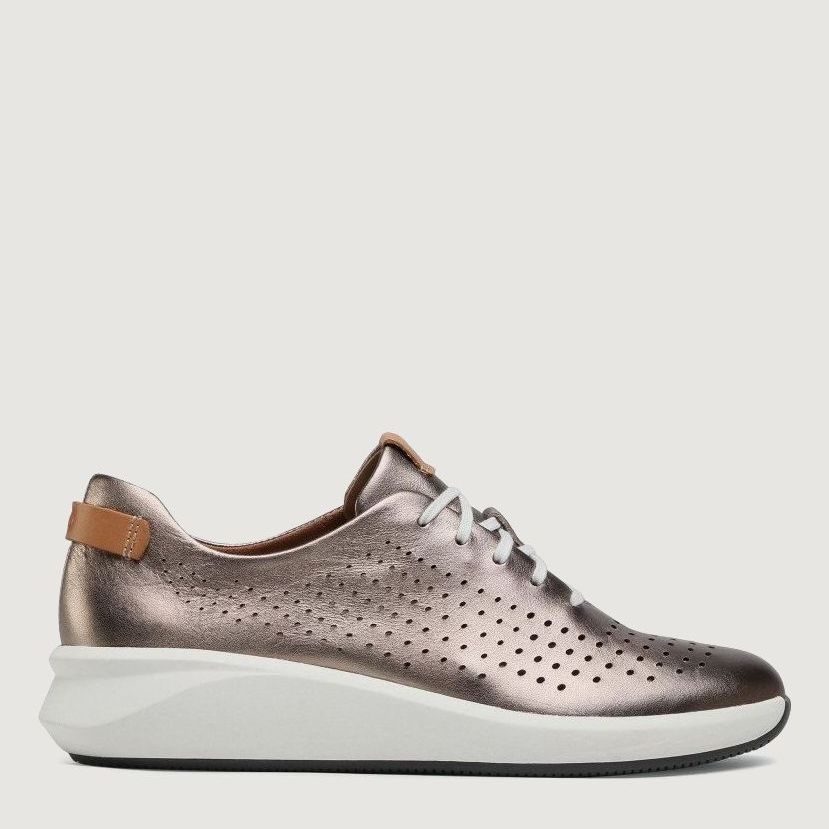 

Кроссовки Clarks 2615-1723 39.5 (25 см) Серебристые