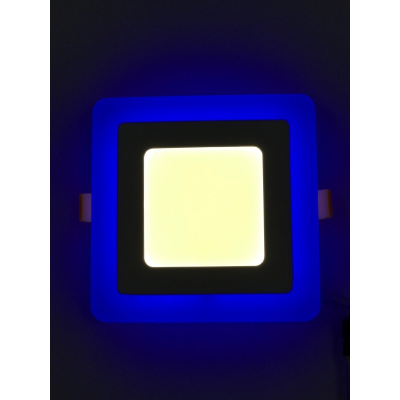 

LED панель 18+6W с синей подсветкой 4500K квадрат "LEMANSO" LM502