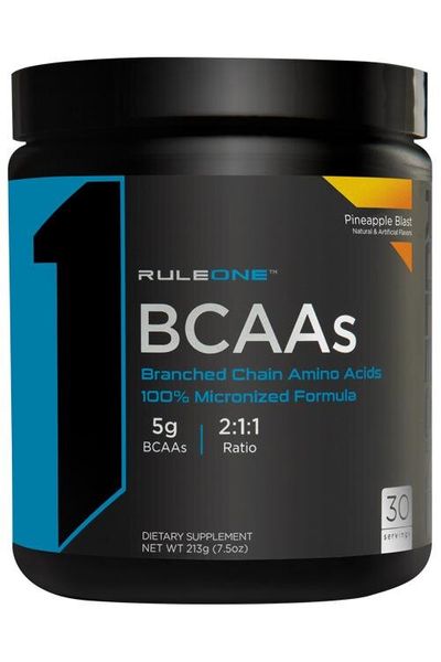 

Аминокислоты BCAA Rule One ананас 213 г (RO045)