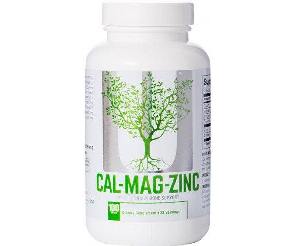 

Кальций магний цинк Cal Mag Zinc Universal Nutrition 100 таблеток (UN056)