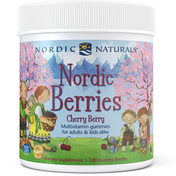 

Витамины для детей Nordic Berries Multivitamin Gummies Nordic Naturals вишня 120 жевательных конфет (NN067)