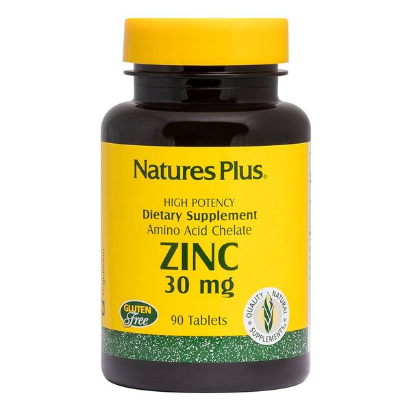 

Цинк Zinc Nature's Plus 30 мг 90 таблеток (NP203)