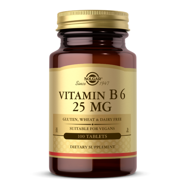 

Витамин В6 Vitamin B6 Solgar 25 мг 100 таблеток (SOL065)