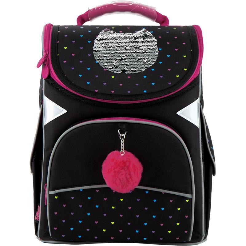 

Рюкзак школьный каркасный Go Pack Education Shiny cat 11л 900гр (GO20-5001S-6) Черный