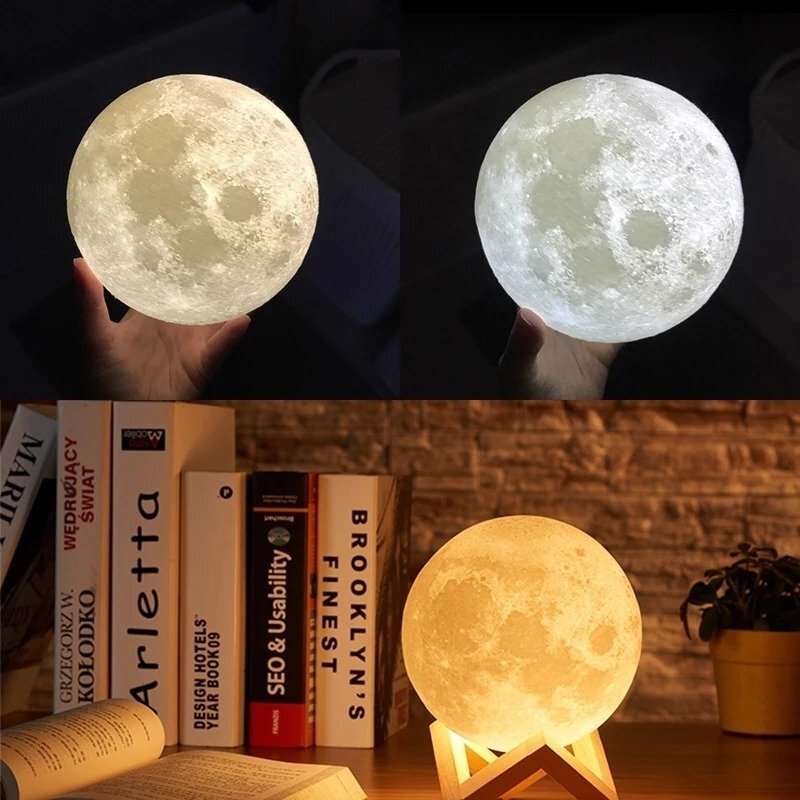 

Ночник Луна 3D светильник Moon Touch Control Ave