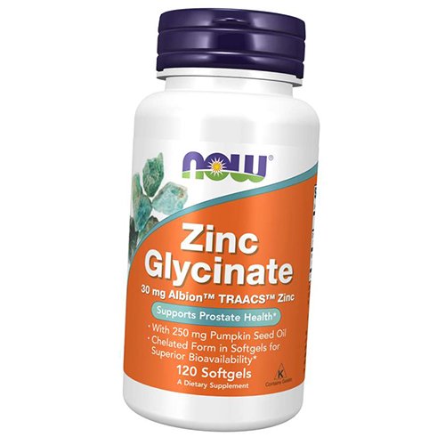 

Цинк Бисглицинат, Zinc Glycinate, Now Foods 120гелкапс (36128093)