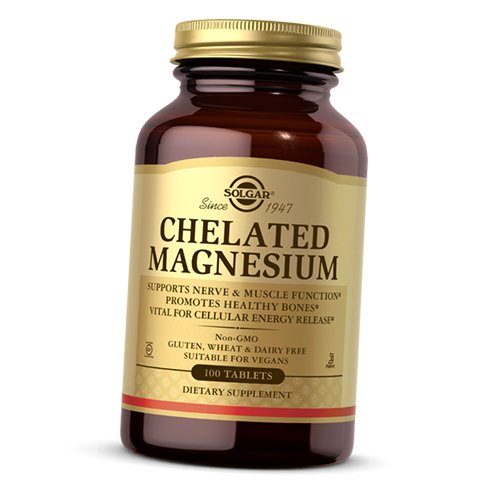 

Магний Хелат, Chelated Magnesium, Solgar 100таб (36313146)