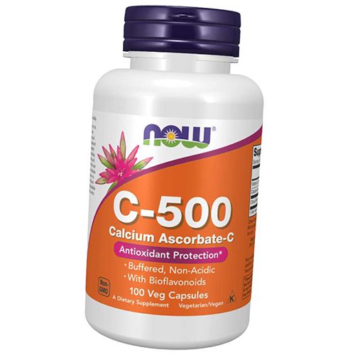 

Аскорбат Кальция, Витамин С, C-500 Calcium Ascorbate, Now Foods 100вегкапс (36128322)