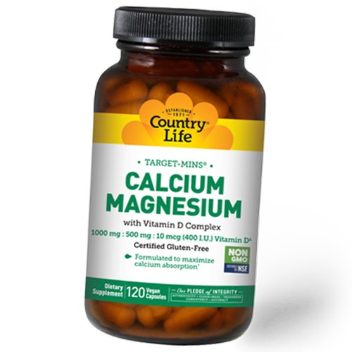 

Country Life Calcium Magnesium with Vitamin D Complex 120вегкапс (36124058)