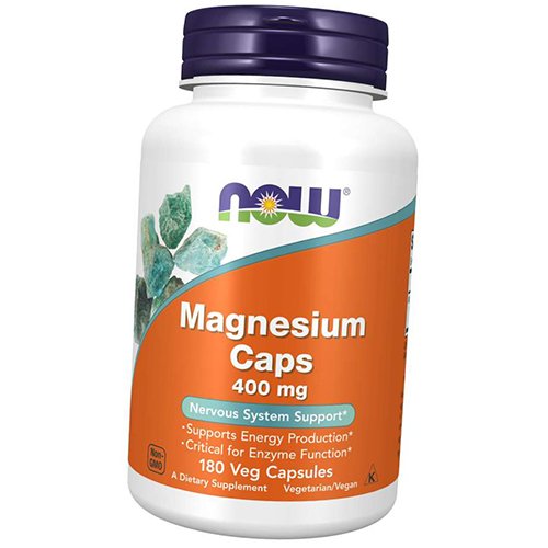 

Магний, Magnesium 400, Now Foods 180вегкапс (36128200)