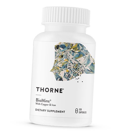 

Мультиминералы с медью и железом, Biomins, Thorne Research 120капс (36357115)