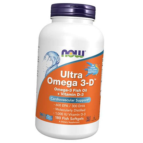 

Ultra Omega 3-D Now Foods 180гелкапс (67128012)