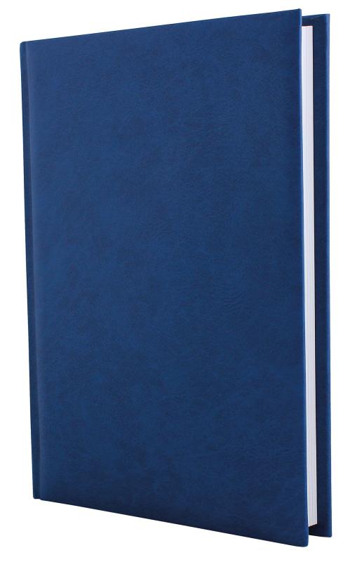 

Ежедневник недатированный, А5, Economix, Algora, синий, балакрон, 320 л., линия