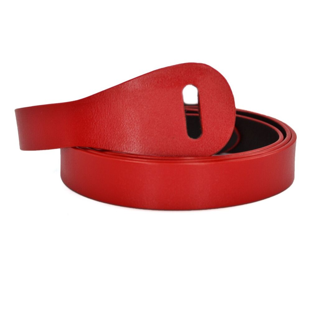 

Ремень женский кожаный Skipper VE-0022-4 красный