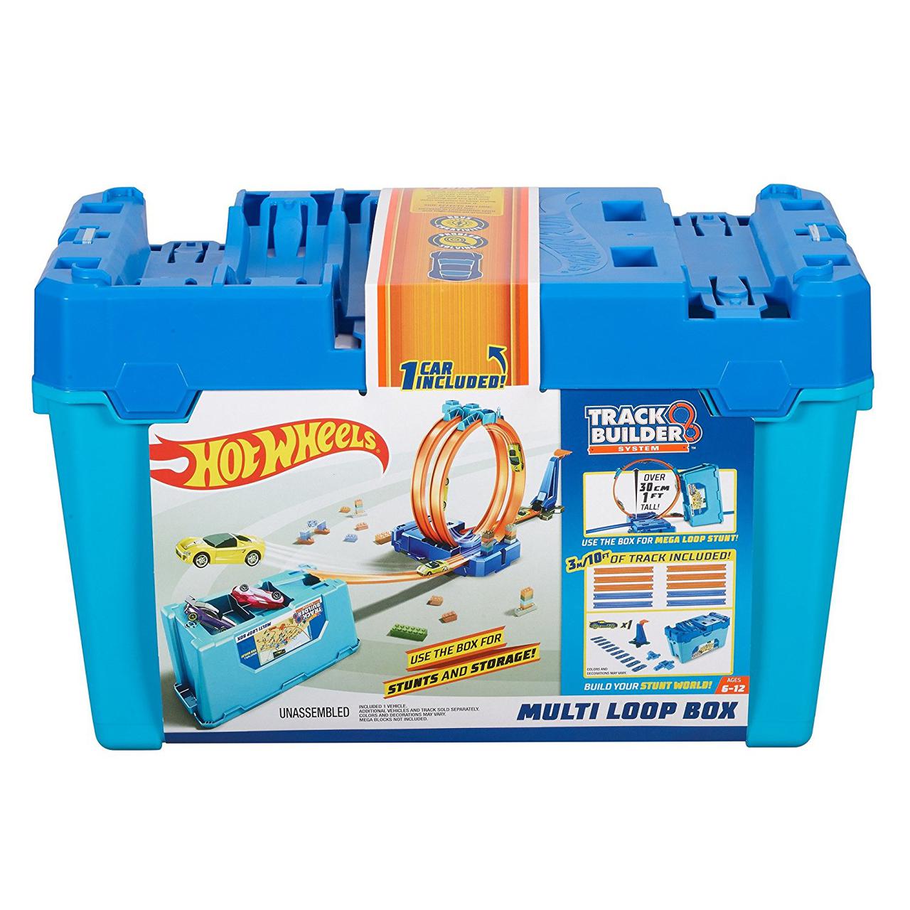 

Трек Хот Вилс Hot Wheels Петля 3 в 1 Track Builder Multi Loop Box (FLK90)