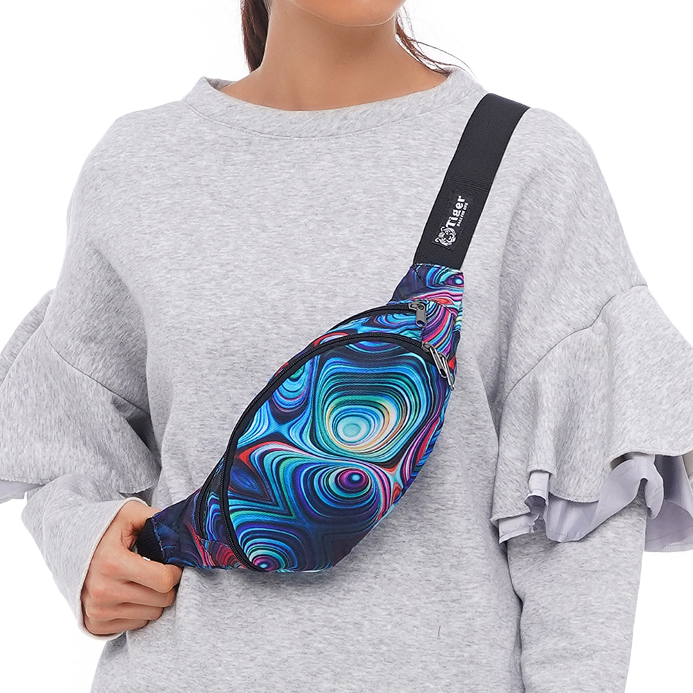 

Сумка на пояс Tiger Moon Print Абстракция 2