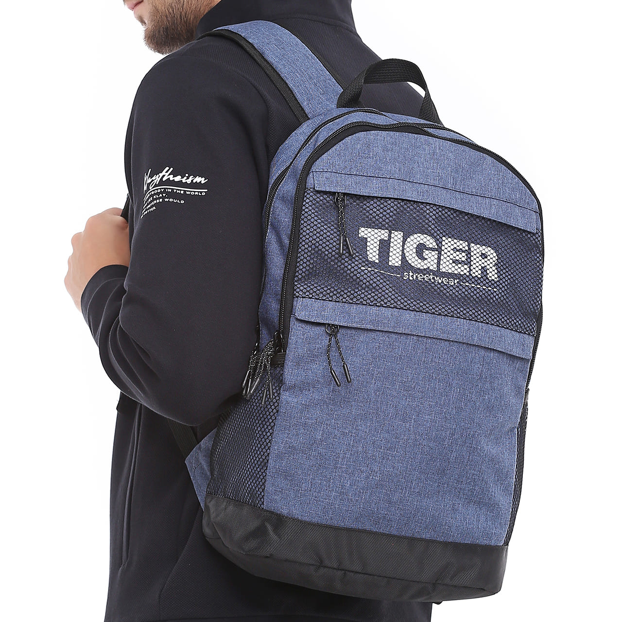 

Городской рюкзак Tiger Start Print Коттон синий