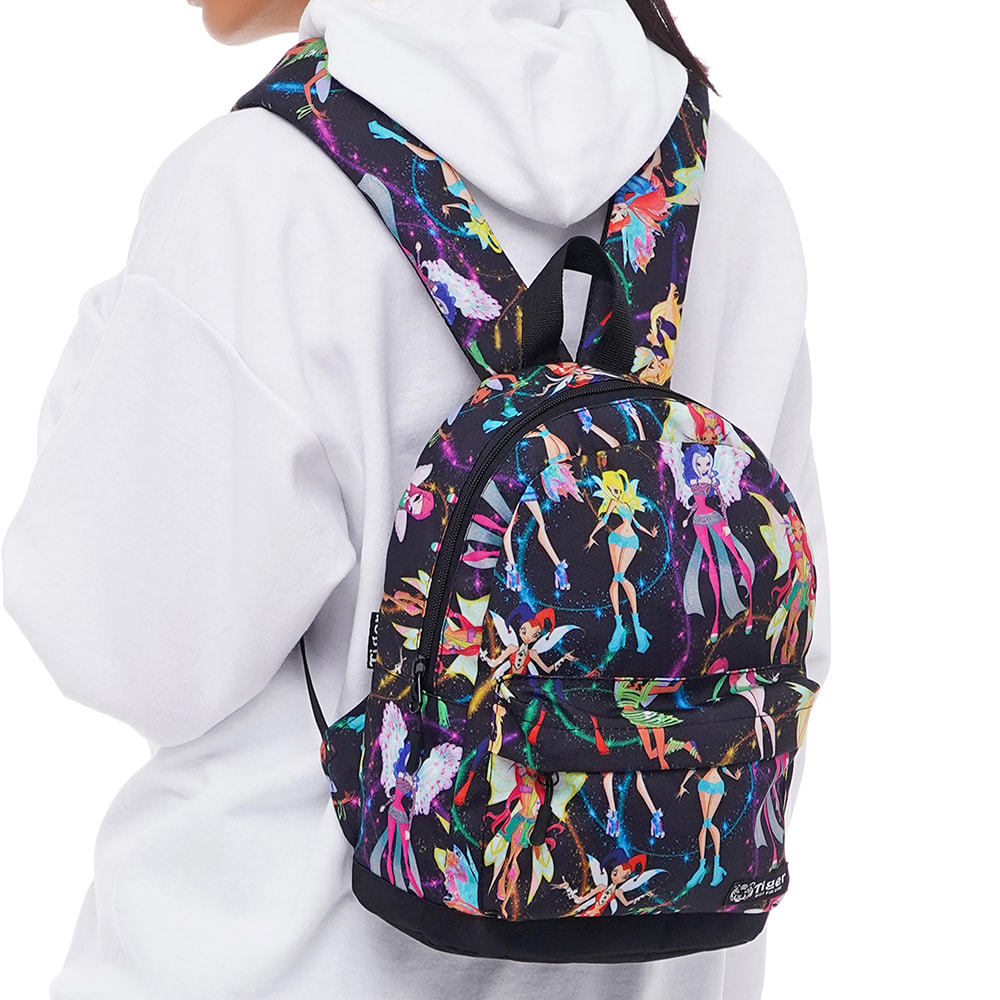 

Рюкзак Tiger Little Print+ Феи winx черные