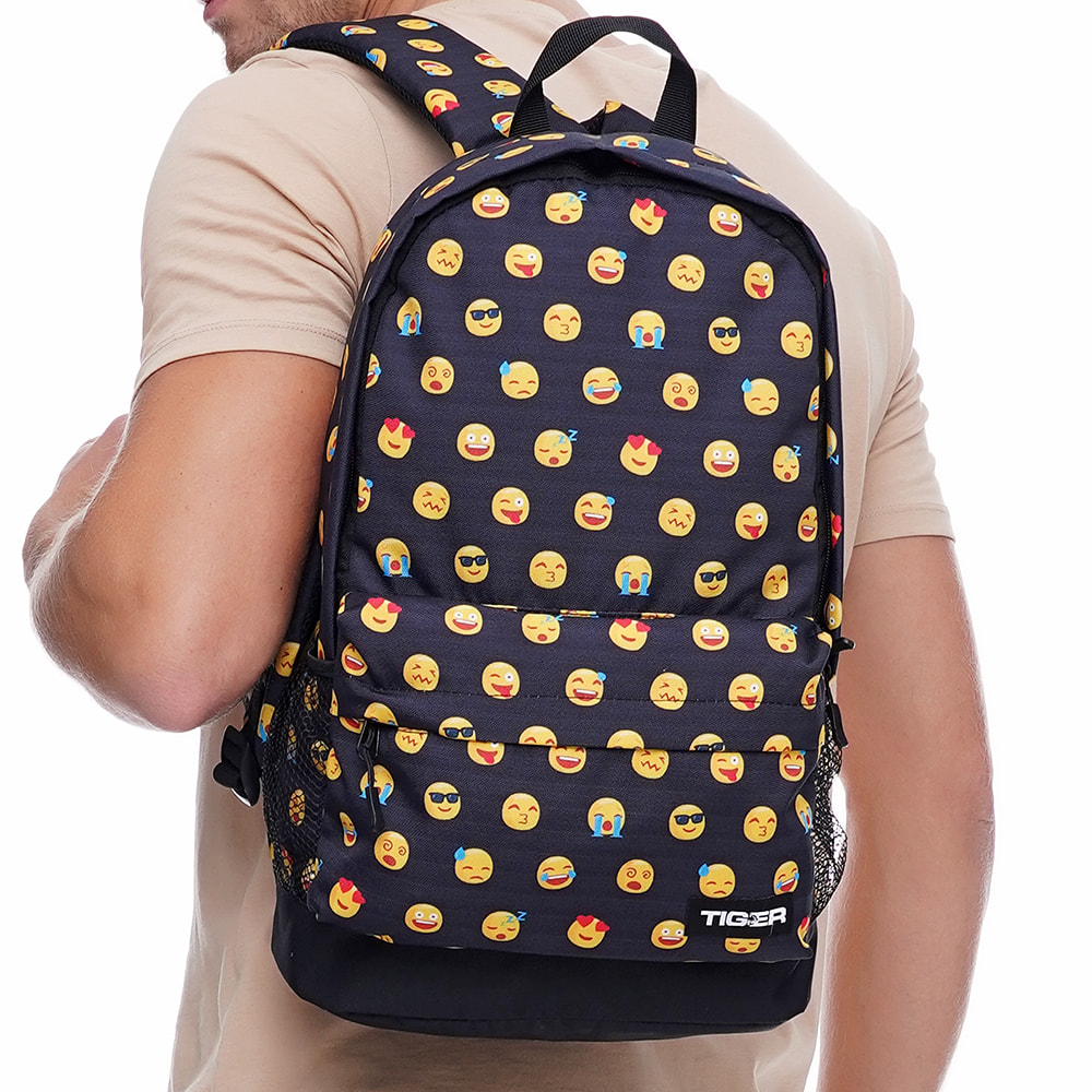 

Городской рюкзак Tiger Style Print+ Смайлы