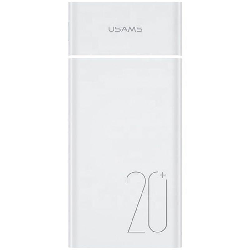 

Дополнительная батарея Usams PB14 20000mAh White (US-CD75)