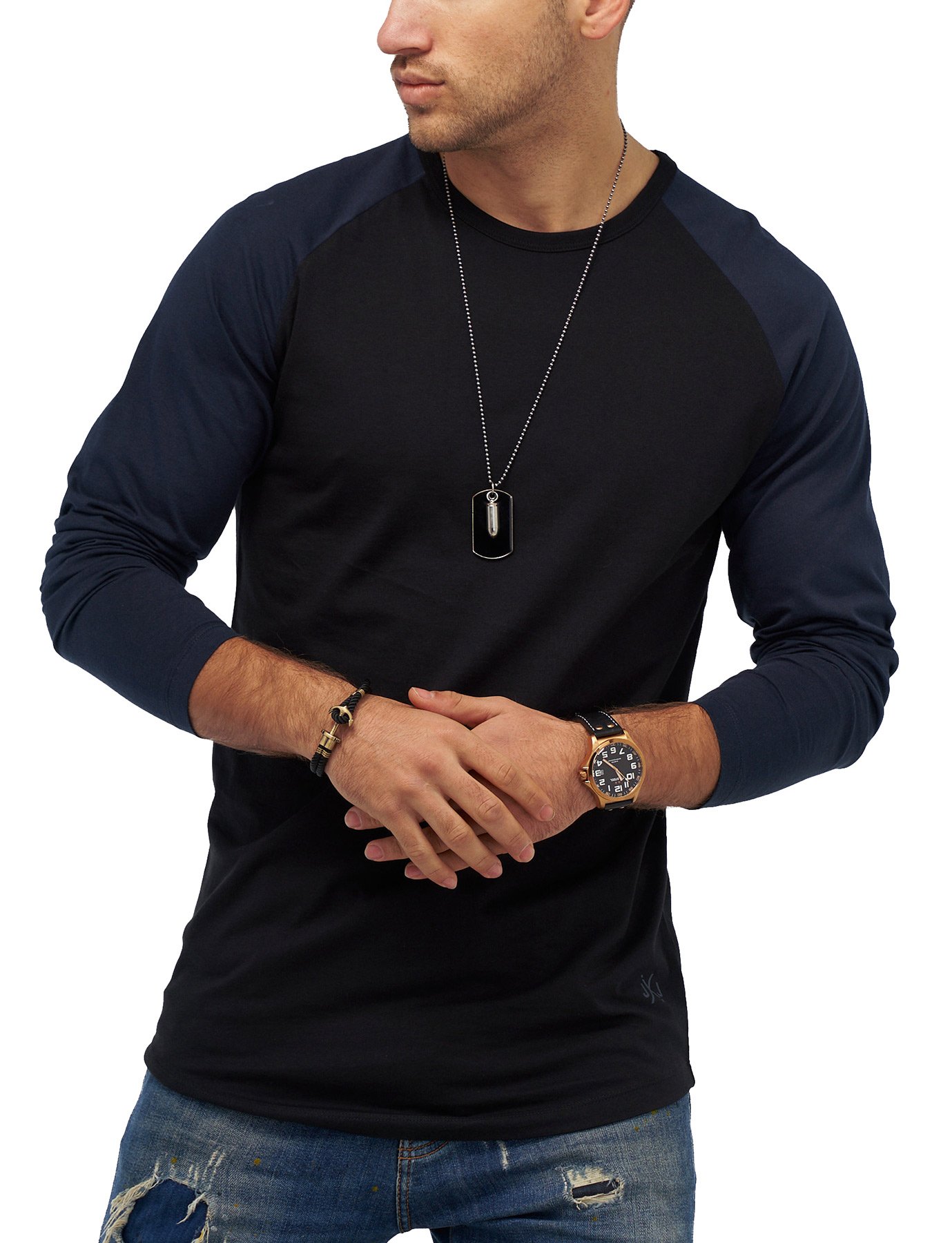 

Лонгслив Jack & Jones Black 3XL черный