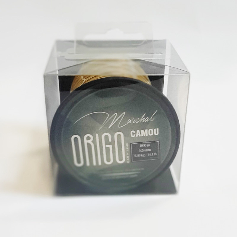 

Леска карповая камуфляж Marshal Origo fishing line 0,28mm 6,40kg 1000m сamou