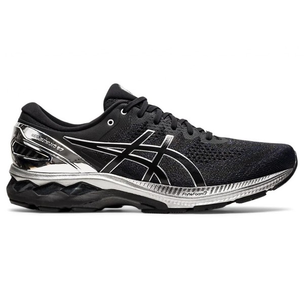 

Мужские кроссовки для бега Asics GEL-KAYANO 27 PLATINUM 1011B158-001 BLACK/PURE SILVER 2021 40,5 (EU), 25,5 (CM), 7,5 (US)