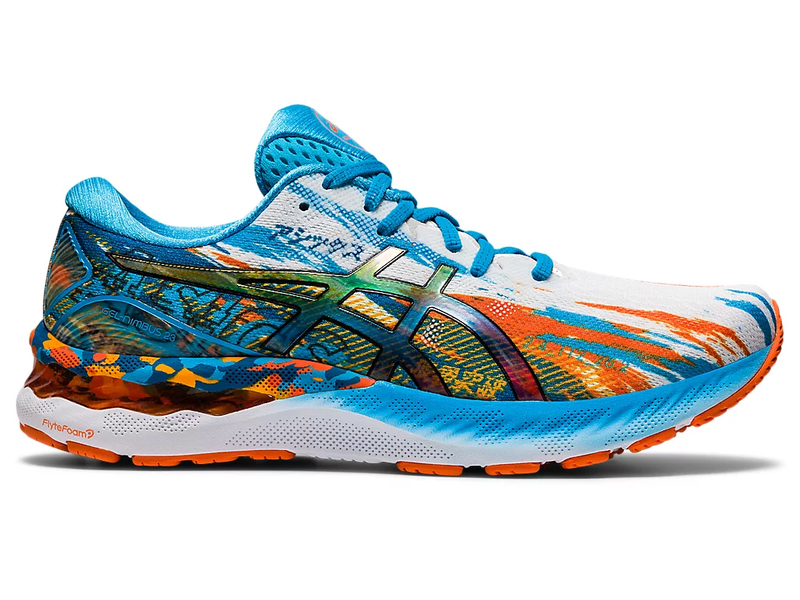 

Мужские кроссовки для бега Asics GEL-NIMBUS 23 1011B153-400 DIGITAL AQUA/MARIGOLD ORANGE 2021 42 (EU), 26,5 (CM), 8,5 (US)