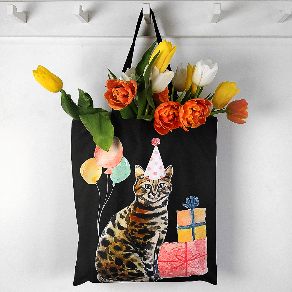 

Сумка женская тканевая Original Presentville Кошка 40x45 см
