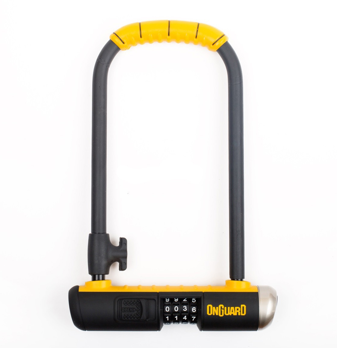 

Велозамок кодовий Onguard U-lock 8012C BULLDOG COMBO DT 115x230 Чорний з жовтим (LCK-33-12)