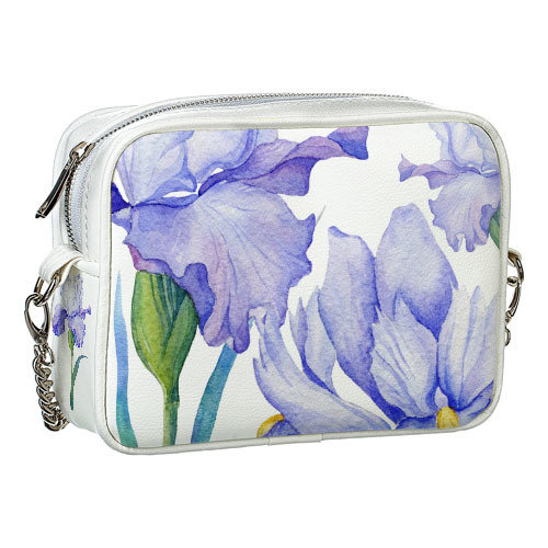 

Сумка на цепочке Cherie Presentville Ирисы 21x17x7 см