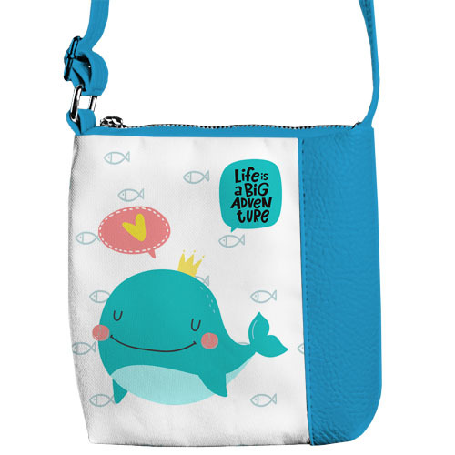 

Сумка детская Little prince/princess Presentville Life is a big adventure кит 18x18 см