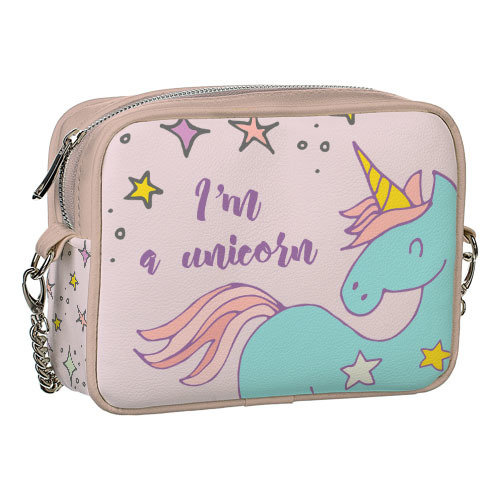 

Сумка на цепочке Cherie Presentville Единорог I’m a unicorn 21x17x7 см