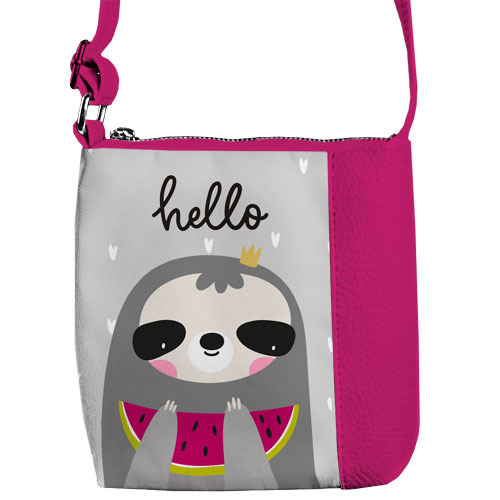 

Сумка детская Little prince/princess Presentville Hello ленивец 18x18 см