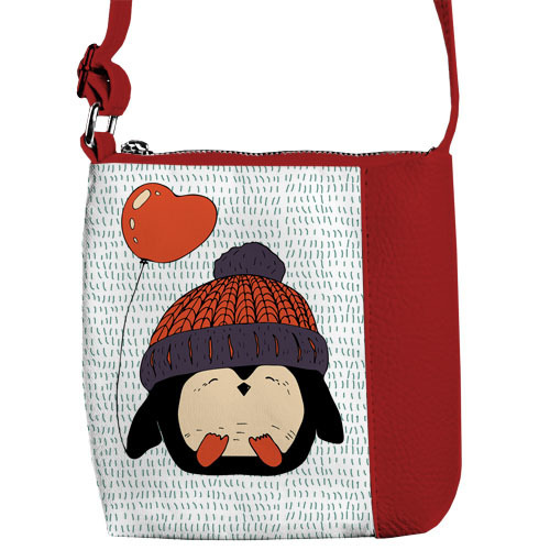

Сумка детская Little prince/princess Presentville Пингвин в шапке с шариком 18x18 см