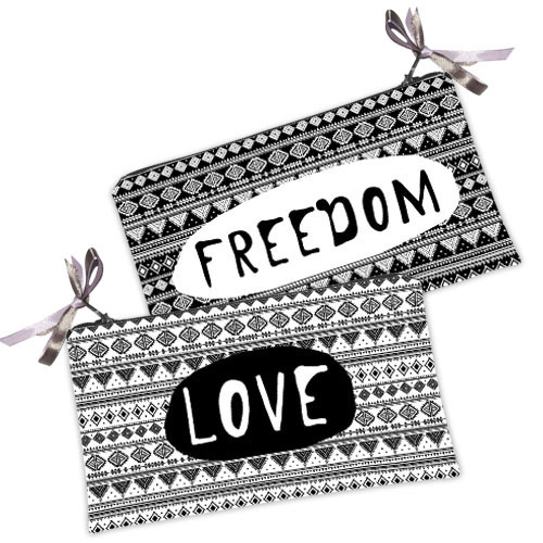 

Косметичка женская Presentville Freedom love 20x12 см