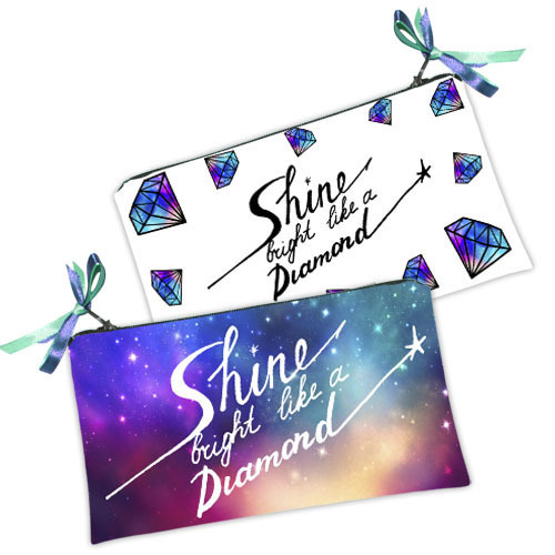 

Косметичка женская Presentville Shine bright like a diamond 20x12 см