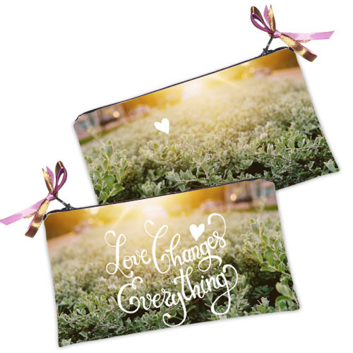 

Косметичка женская Presentville Love changes everything 20x12 см