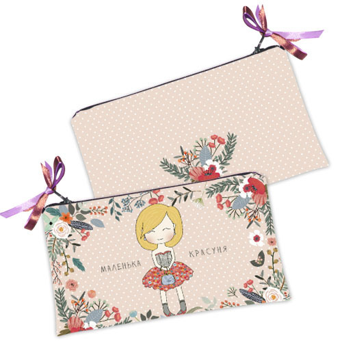 

Косметичка женская Presentville Маленька красуня 20x12 см