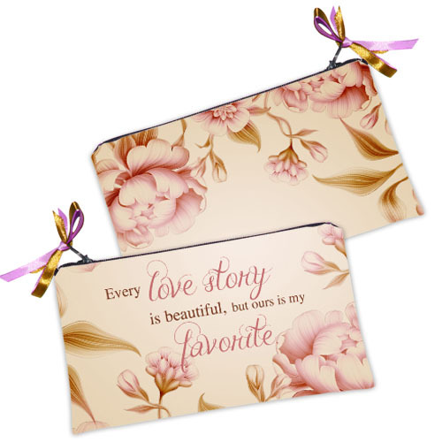 

Косметичка женская Presentville Love story is beautiful... 20x12 см